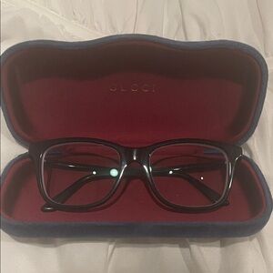 Gucci Women's Black Square Glasses